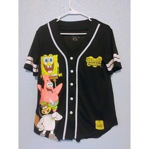 SpongeBob SquarePants 01 Jersey Shirt Top Patrick Sandy Great Shape Clean